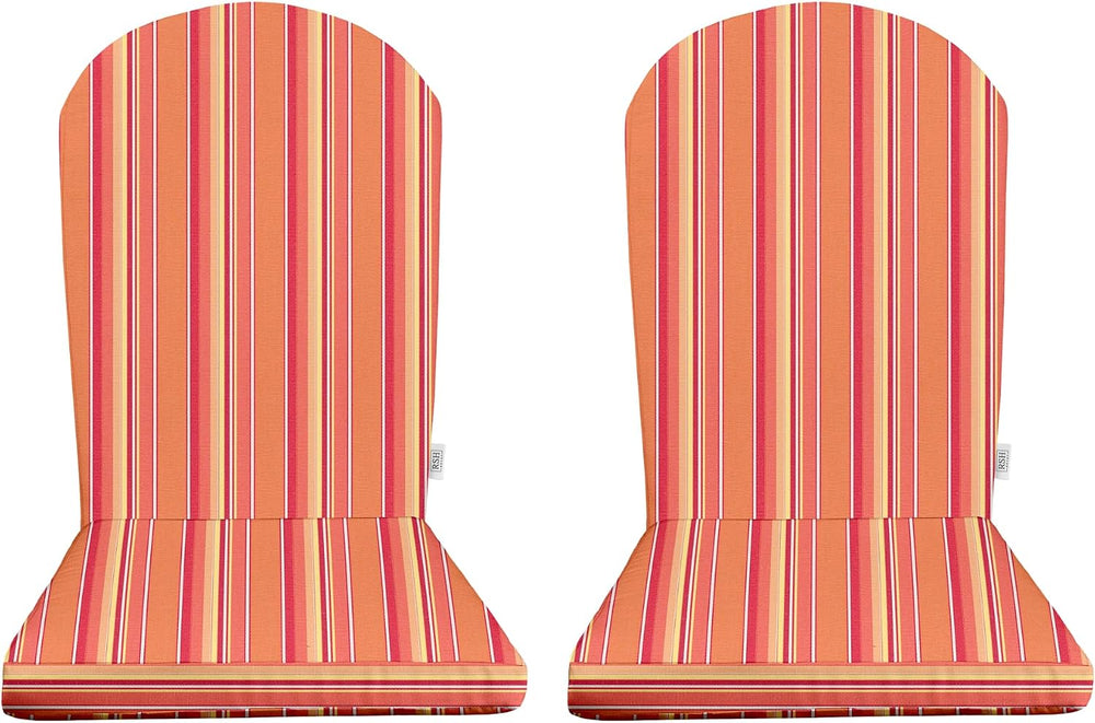 RSH Décor Set of 2 Sunbrella Foam Adirondack Chair Cushions | 48” x 20” x 2” ...