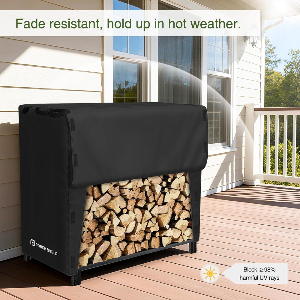 Porch Shield 4ft Waterproof Firewood Rack Cover