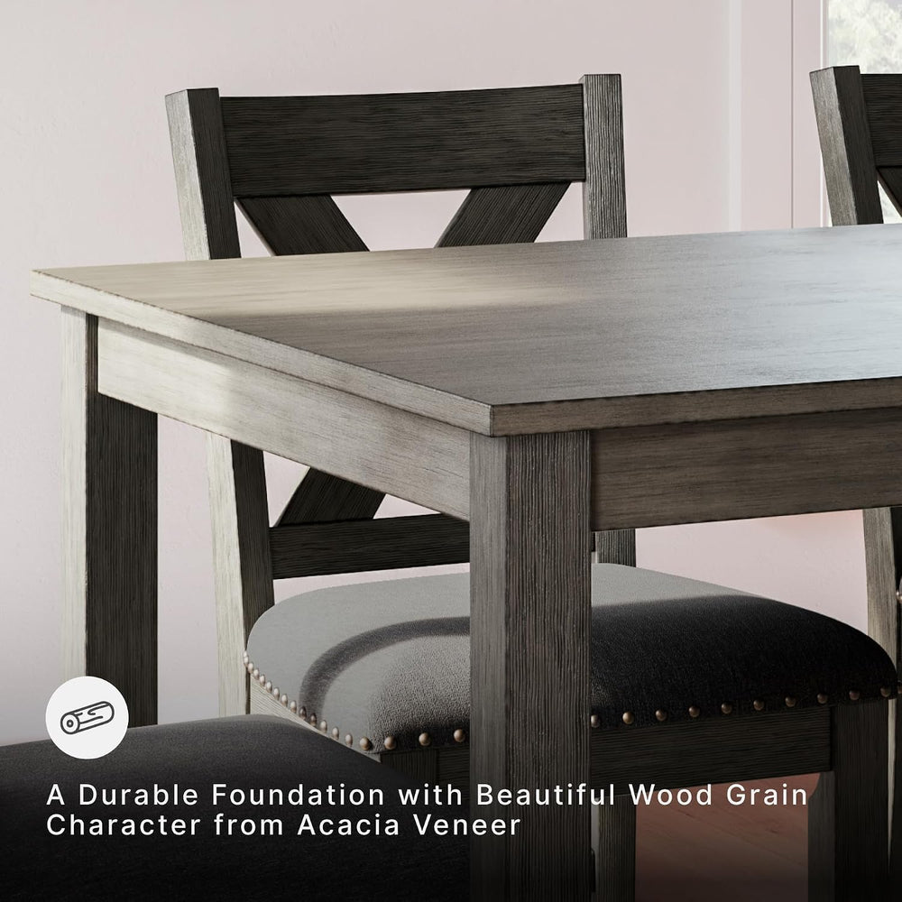 Signature Design by Ashley Caitbrook Counter Height Dining Table Set for 6