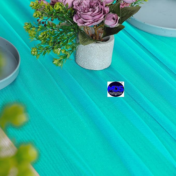 MDS Halloween Chiffon Table Runner - 10 Pack, 29 x 120 Inches, 10ft Each - Sh...