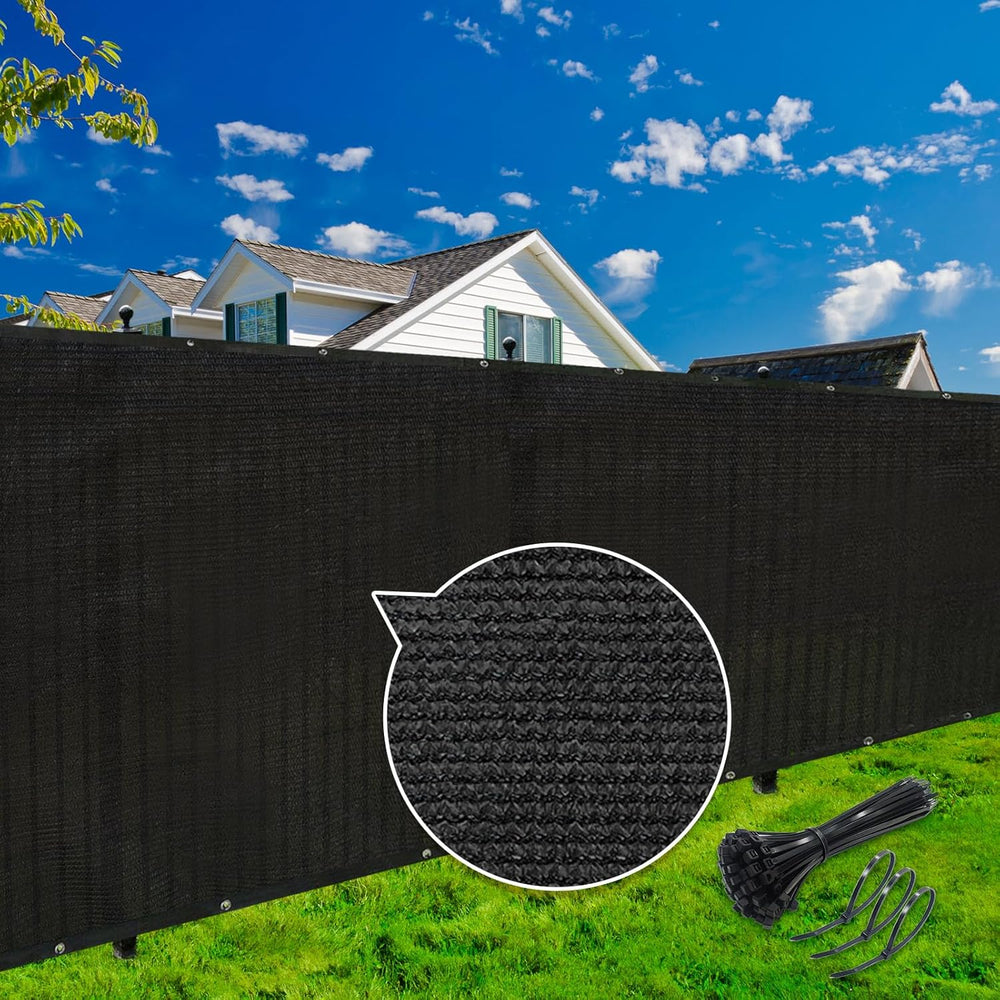 KANAGAWA 8ft x 50ft Privacy Screen Fence, 90% Blockage Heavy Duty 175 GSM Fen...