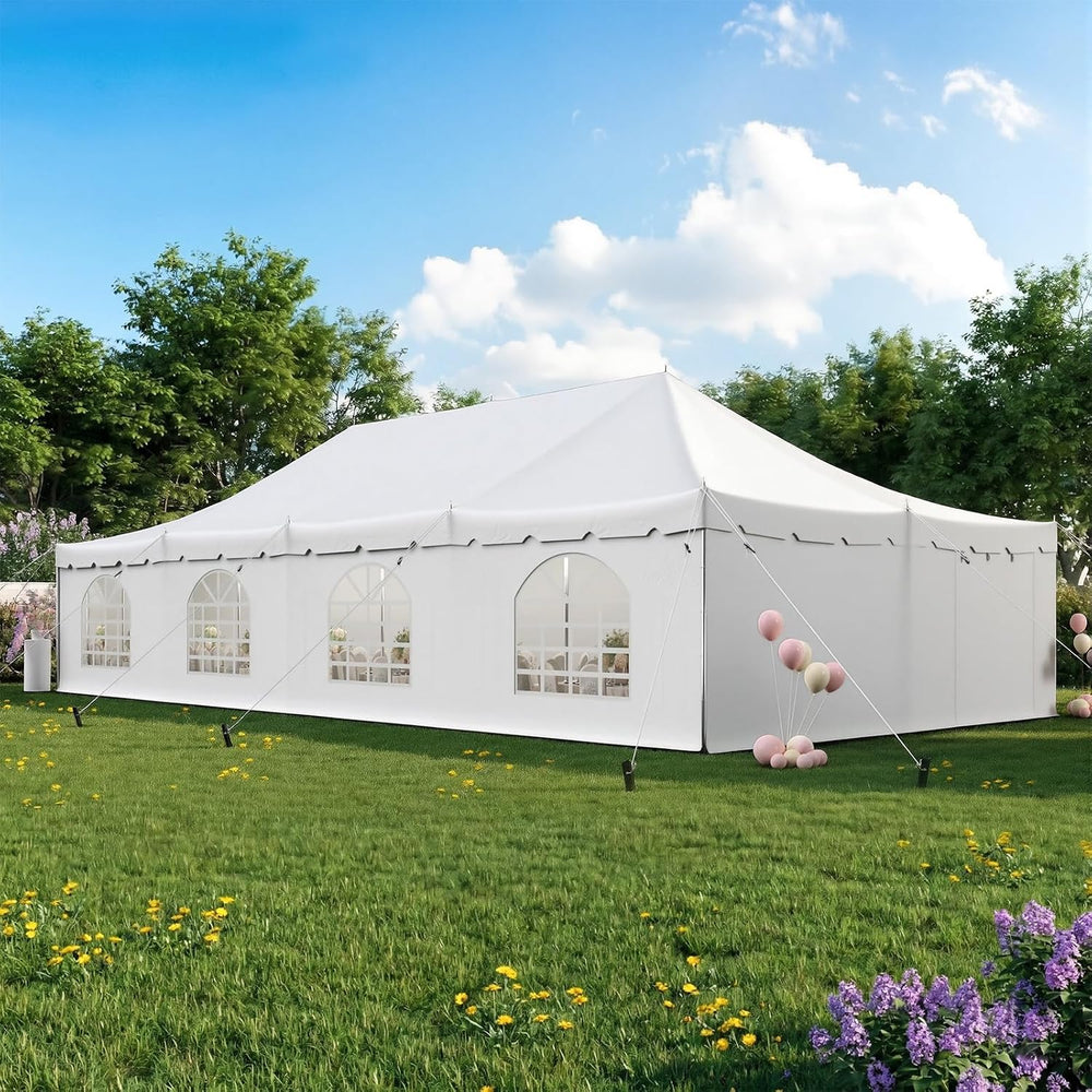 EROMMY 20x40FT Large Party Tent with Sidewalls, 2 Doors, Carry Bags, Heavy Du...