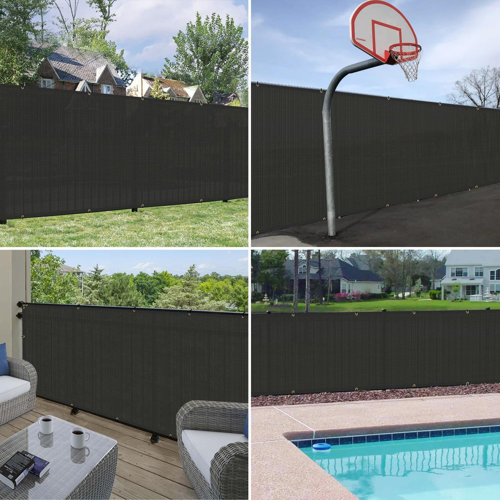 Windscreen4less 6'x50' Privacy Fence Screen Heavy Duty Windscreen Fen...