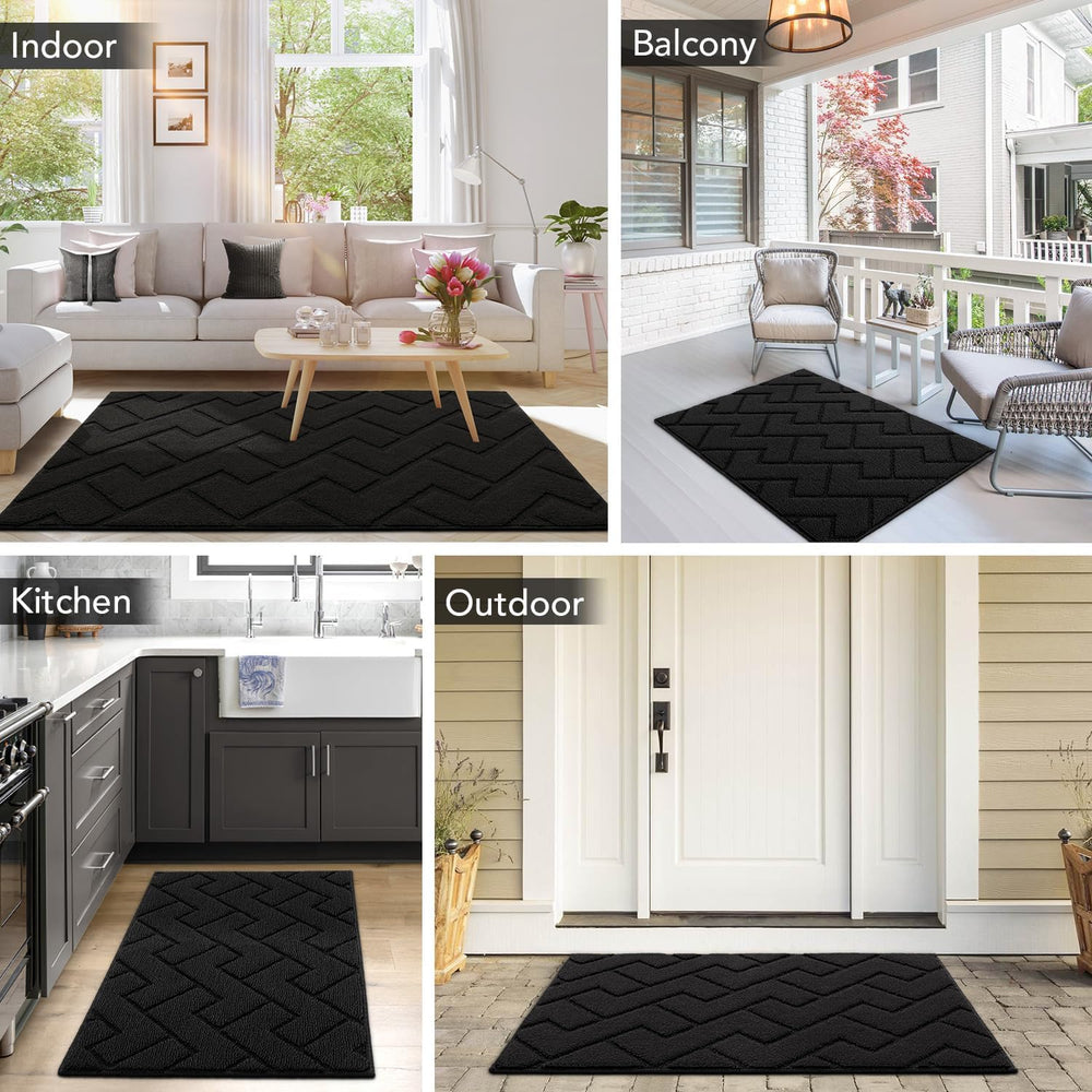 hicorfe Indoor Door Mat,Non Slip Door Mats,32"x48" Front Back Door ...