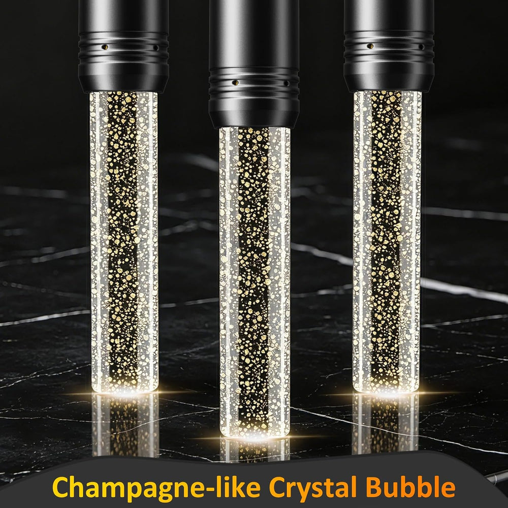 Black Pendant Lights Kitchen Island, Crystal Bubble Pendant Lights, Adjustabl...
