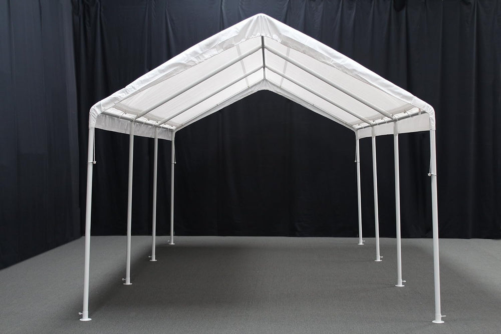 King Canopy Hercules 10-Feet by 20-Feet, 2-Inch Hammertone Steel Frame w/Butt...