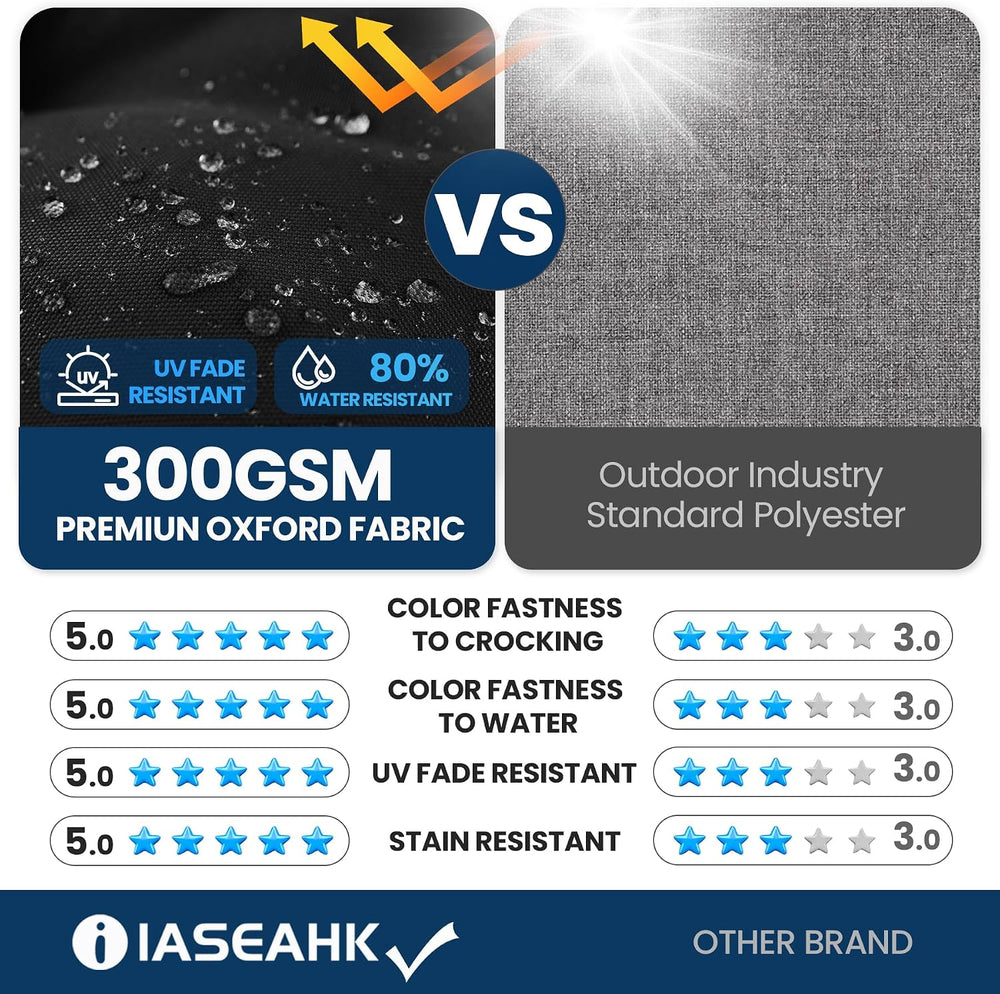 IASEAHK Outdoor Bench Cushion 48x18x5 Inch, Waterproof & Fade-Resistant P...