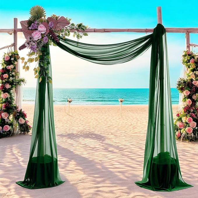 MDS Halloween Chiffon Draping Fabric - 2 Panel, 30" Wide x 30ft Long - S...