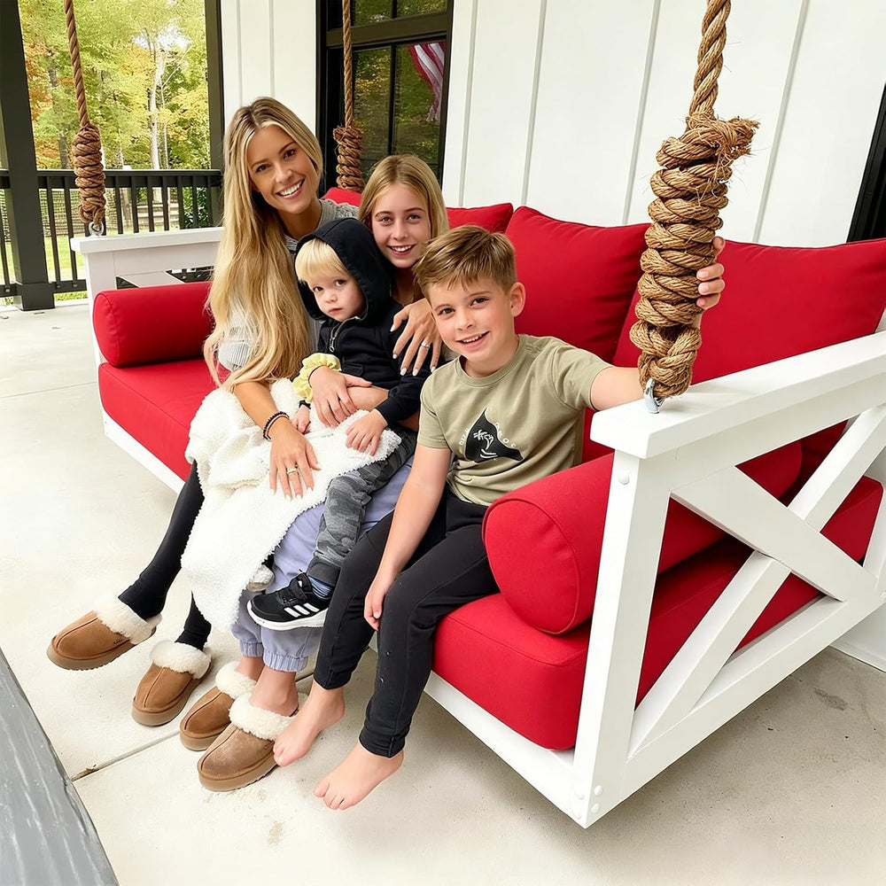 Olefin Twin Outdoor Porch Swing Bed Mattress Cover Waterproof, Twin Size Pati...