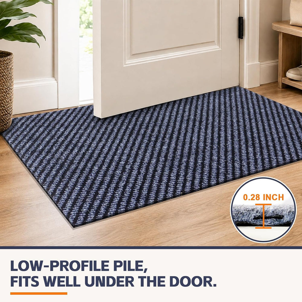 Dog Door Mat, Super Absorbent Quick Dry Doormat, Non-Slip Heavy Duty Rubber B...