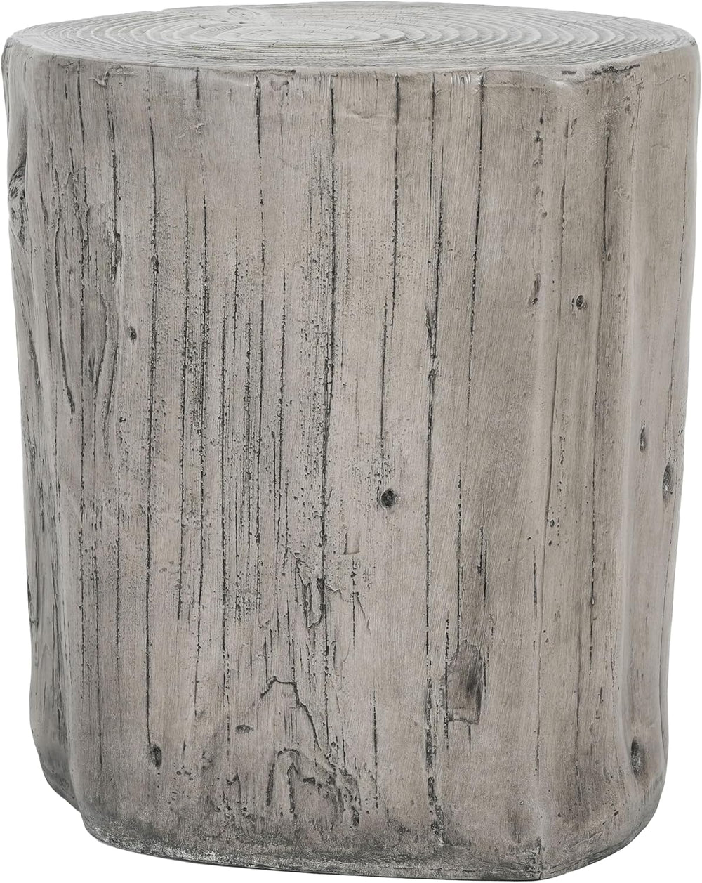 Christopher Knight Home Pawn 17" H MGO Outdoor Side Table with Tree-Stum...