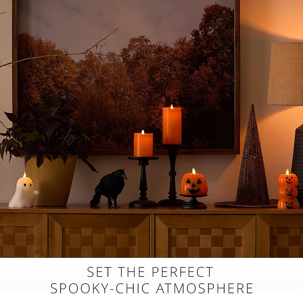 Luminara Flickering Flameless LED Candle, Battery Operated with Timer Functio...