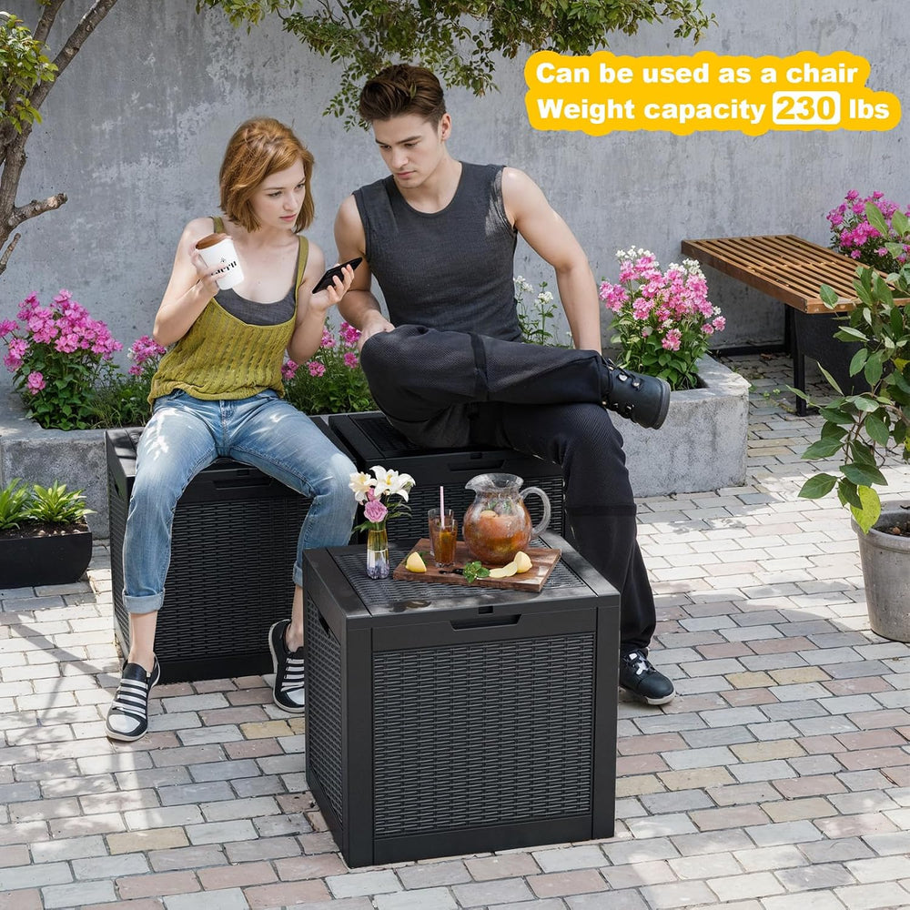 40 Gallon Waterproof Outdoor Storage Box,Deck Boxs for Outdoor and Indoor Use...