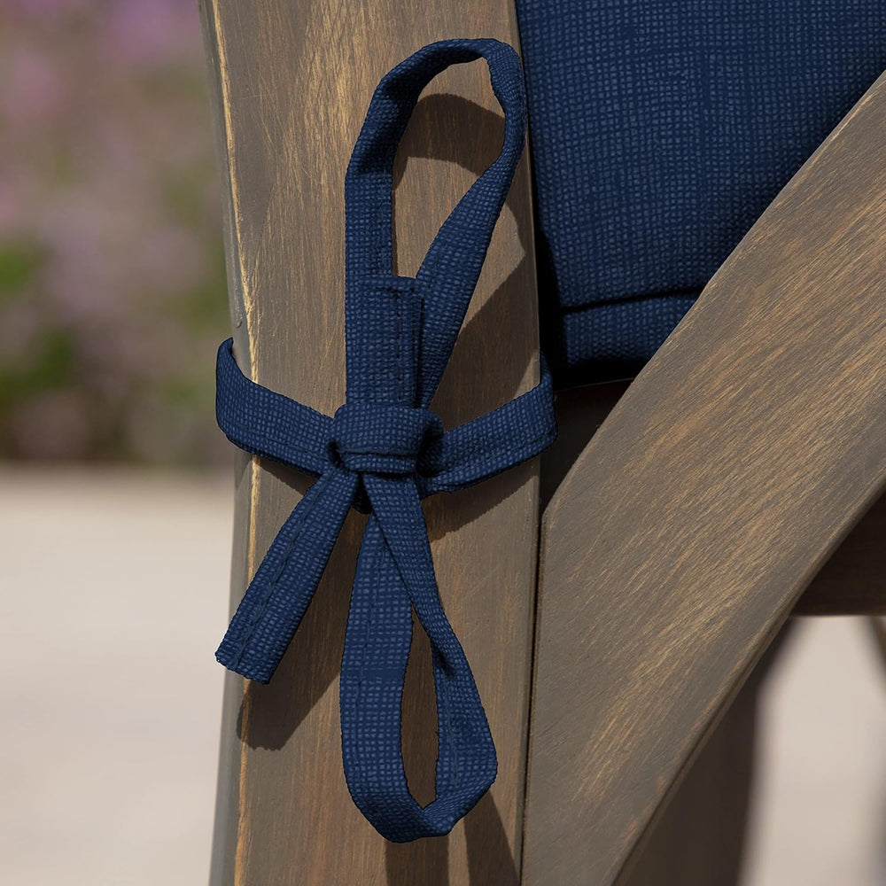 Arden Outdoor Seat Pad Chair Cushion, 21x21, Sapphire Blue
