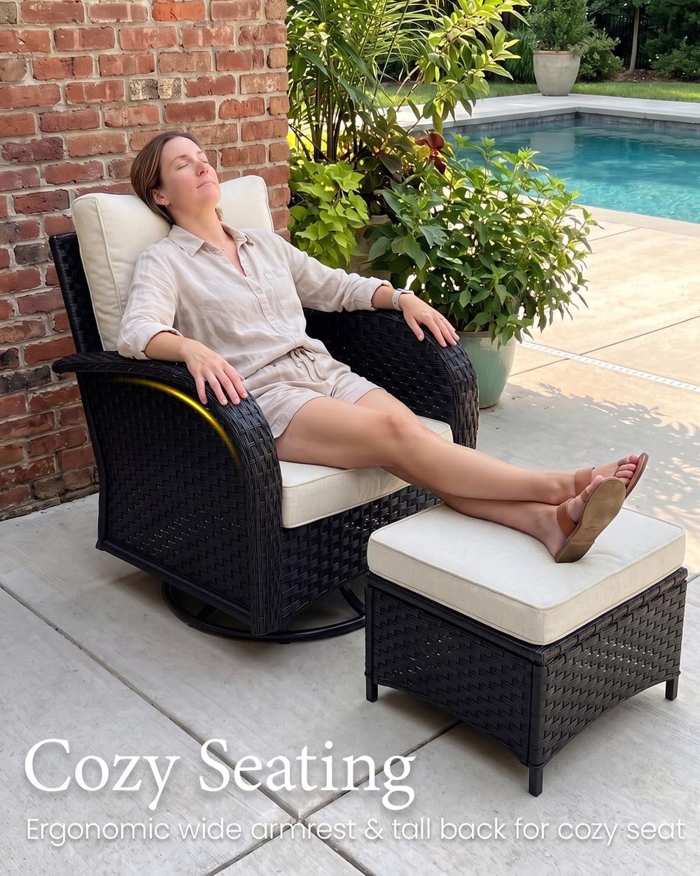 LayinSun 6 Pieces Outdoor Patio Furniture Set