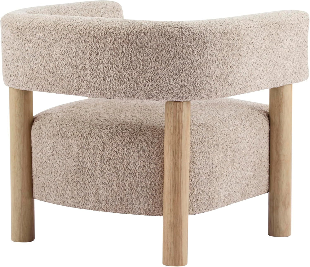 Christopher Knight Home Carly Low Profile Accent Chair, Round Backrest Side C...