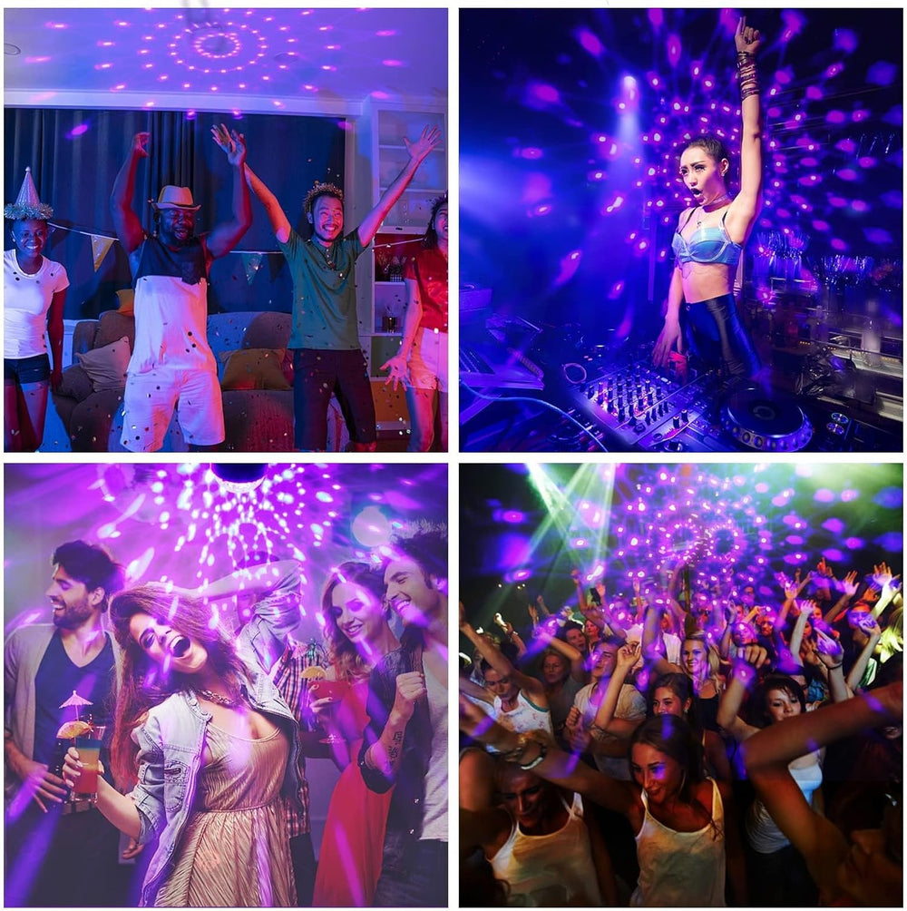 Litake UV Black Light for Glow Party, Sound Activated Party Light with Remote...