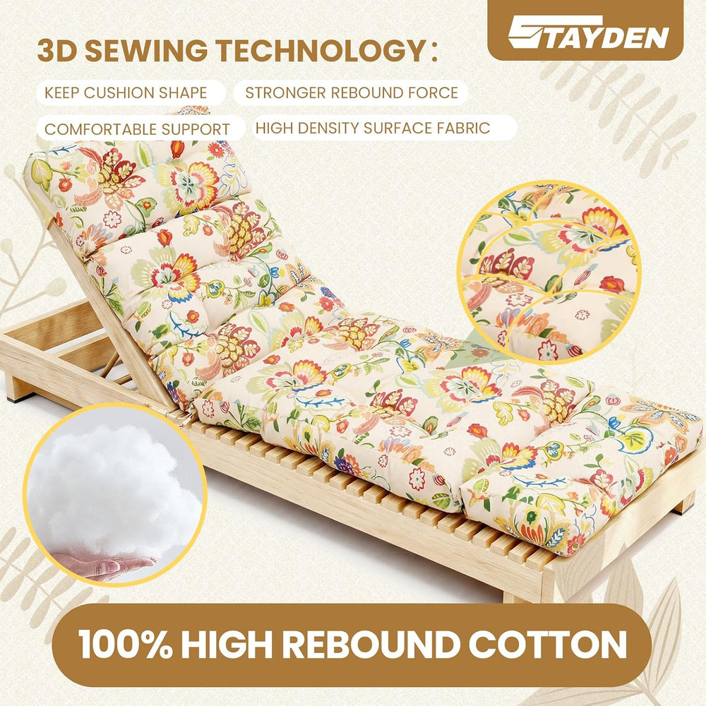 Outdoor Lounge Chair Cushions, Chaise Lounge Chair Cushions Replacement for P...