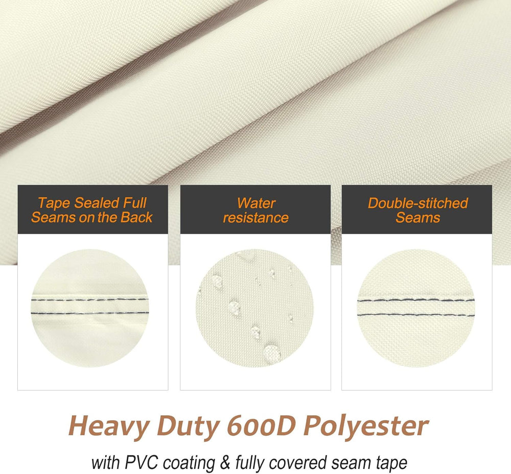 NettyPro Patio Chair Covers for Outdoor Furniture 2 Pack, Waterproof Heavy Du...