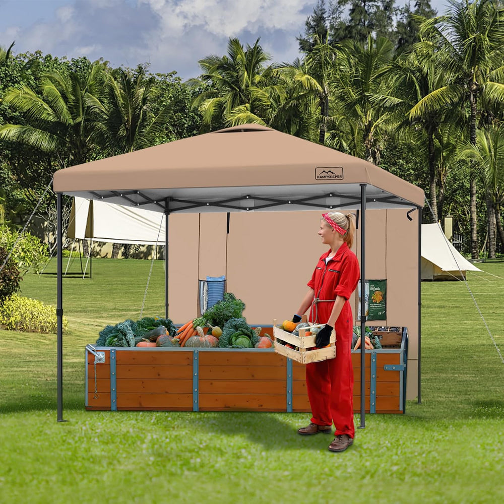Canopy Sidewalls with 4 Pockets for Pop Up Canopy Frame,2Pcs Sunwalls Only