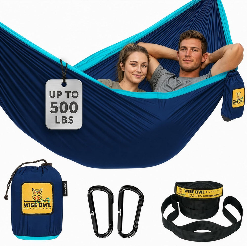 Wise Owl Outfitters Hammock for Camping Double Hammocks Gear for The Outdoors...