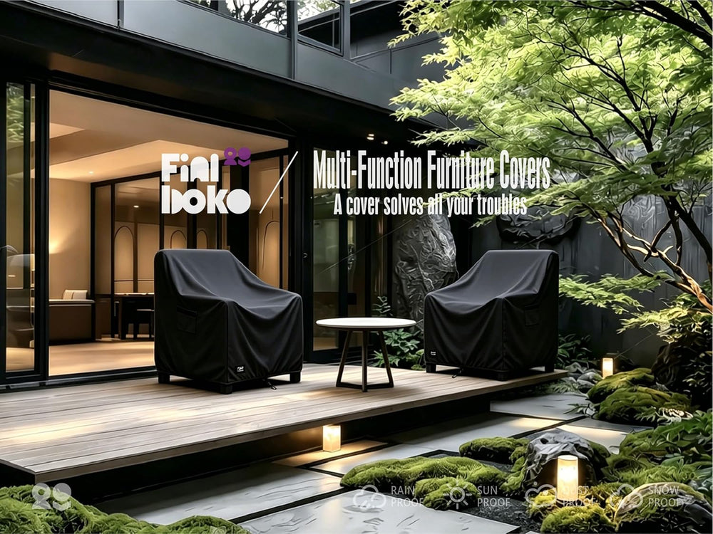 Patio Chair Covers 2 Pack,30Wx34Dx38H inches Outdoor Chair Covers,100% Waterp...