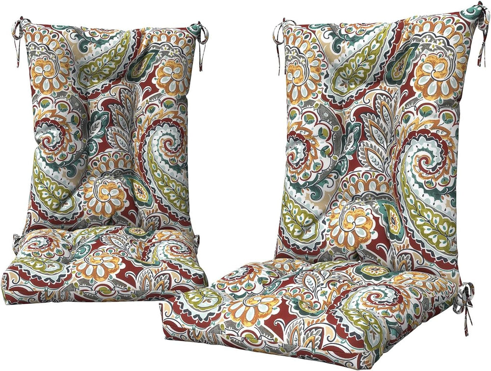 DYTXIII Set of 2 Rocking Chair Cushions for Outdoor/Indoor Use,Water Resistan...