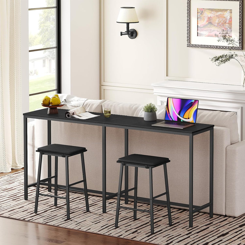 YATINEY 70.8" Long Bar Table, Counter Bar Height Table, High Top Table, ...