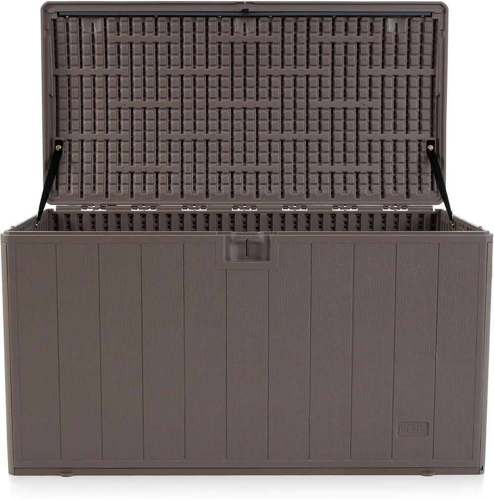 Plastic Development Group Outdoor Storage Deck Box, Standard Close, 105 Gallo...