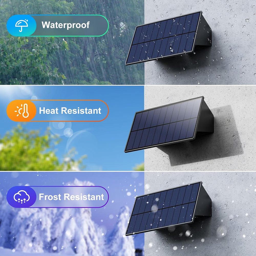 8 Pack Warm White Solar Power Wall Fence Light Outdoor Up and Down