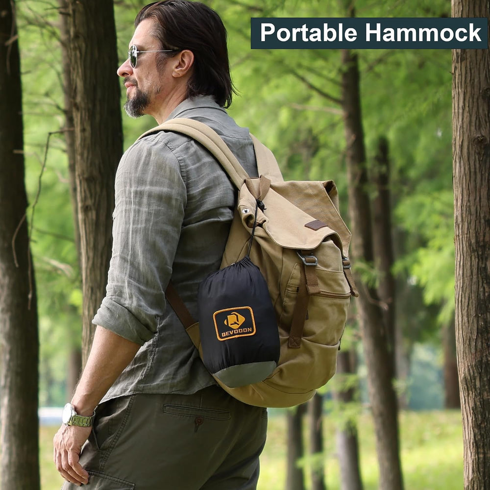 Camping Hammock with Net,Portable Lightweight Double Hammocks with Tree Strap...