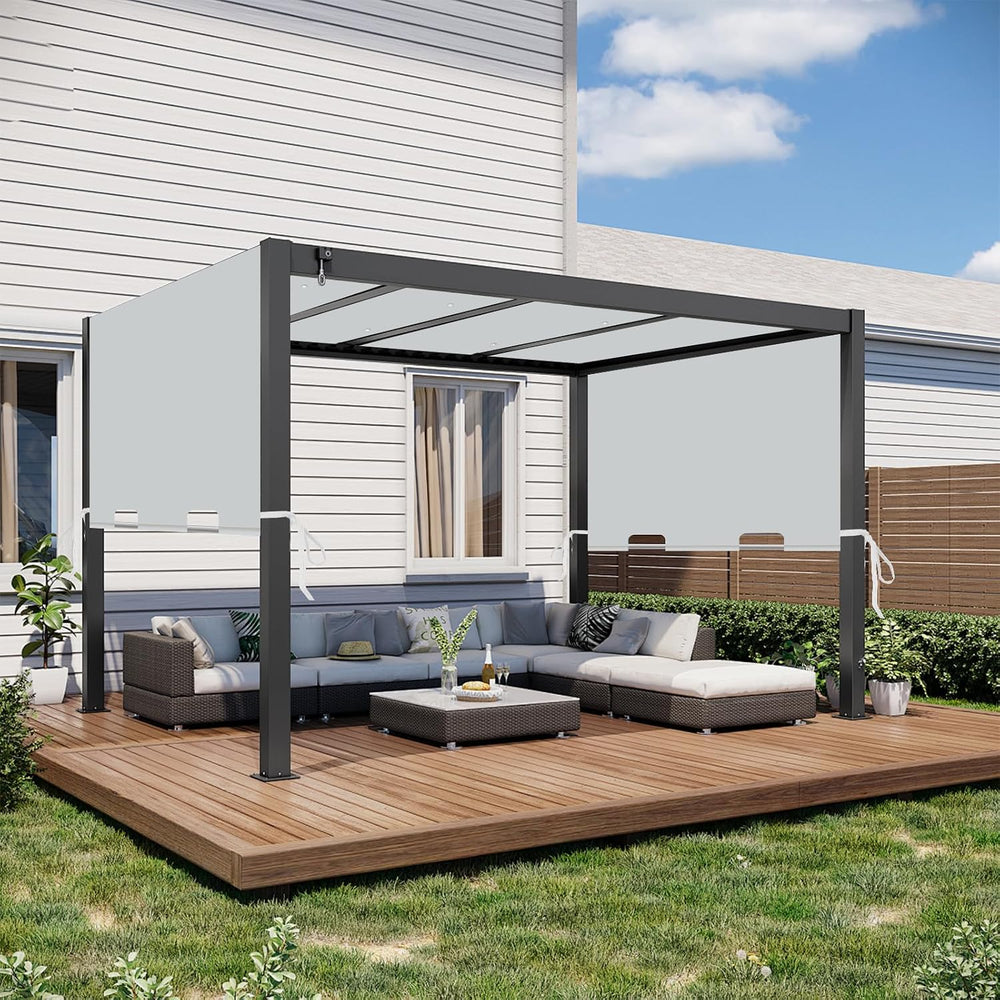 85"x 208" Universal Pergola Shade Cover, Garden Shade Replacement f...