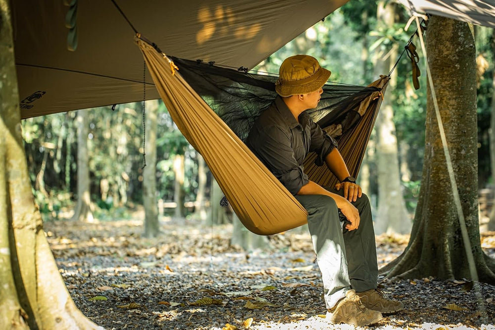 OneTigris KOMPOUND Camping Hammock with Net & Inner Thermal Layer