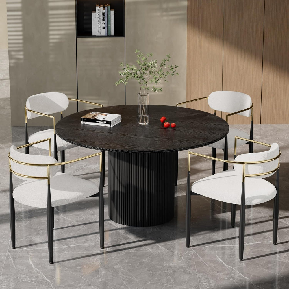 Baysitone Dining Chairs Set of 4 Mid-Century Modern Upholstered Boucle Dining...