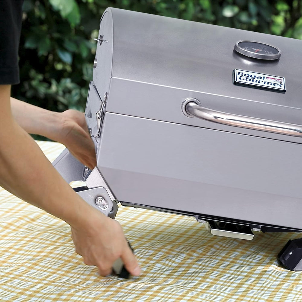 Royal Gourmet GT1001 S/S Portable Propane Gas Grill with Folding Legs