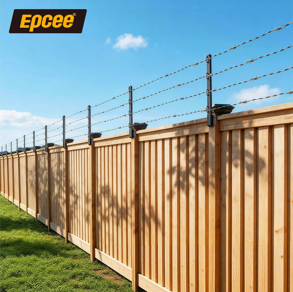Fence Post Extender, 23.5" Fence Barbed Wire Extend Arm,for Outdoor Fenc...