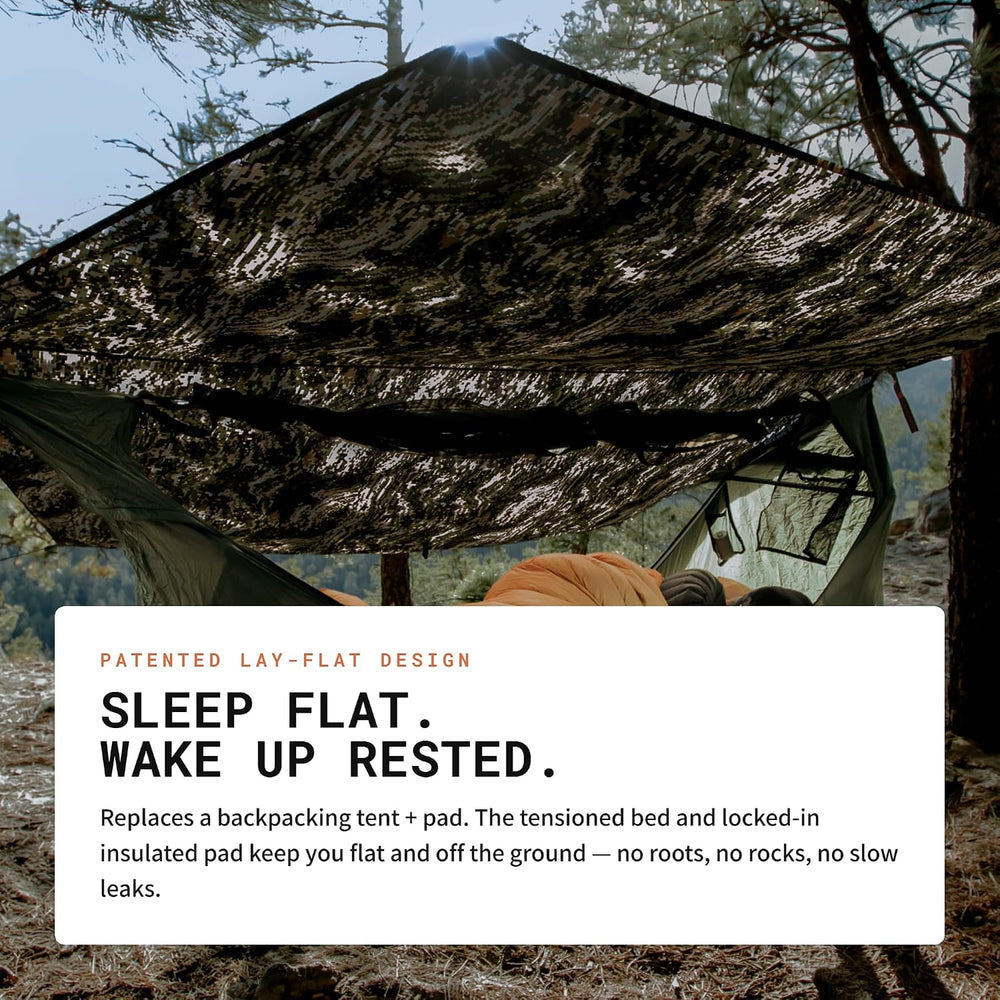 Haven Tents Lay Flat Hammock Tent - Waterproof Camping Hammock with Mosquito ...