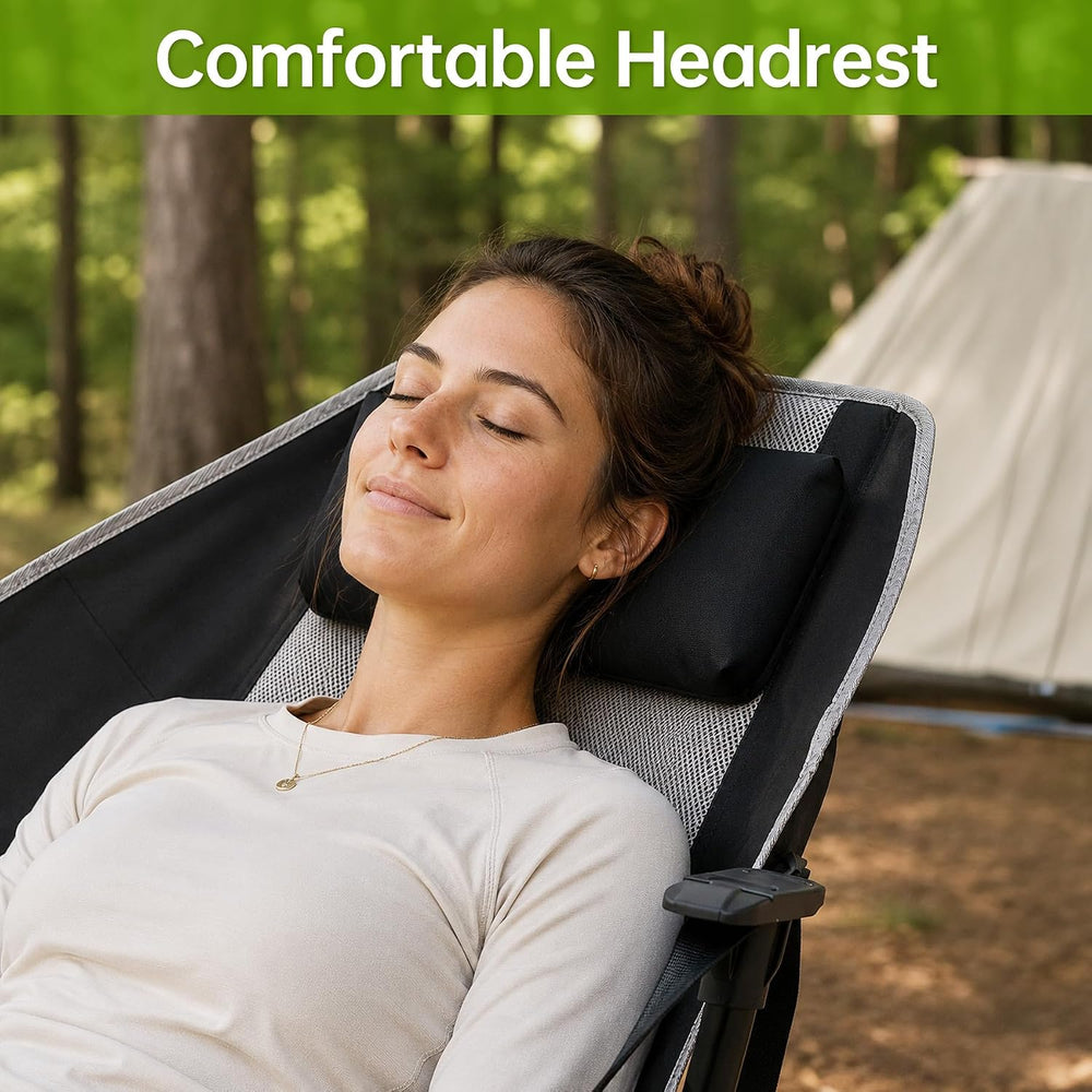Hammock Swinging Rocking Camping Chairs with Footrest for Adults up to 400lbs...