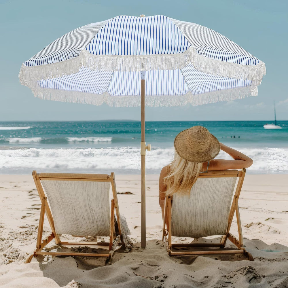 Aohanoi Outdoor Umbrella - Sun Protection, Rain Resistant, Windproof with Man...