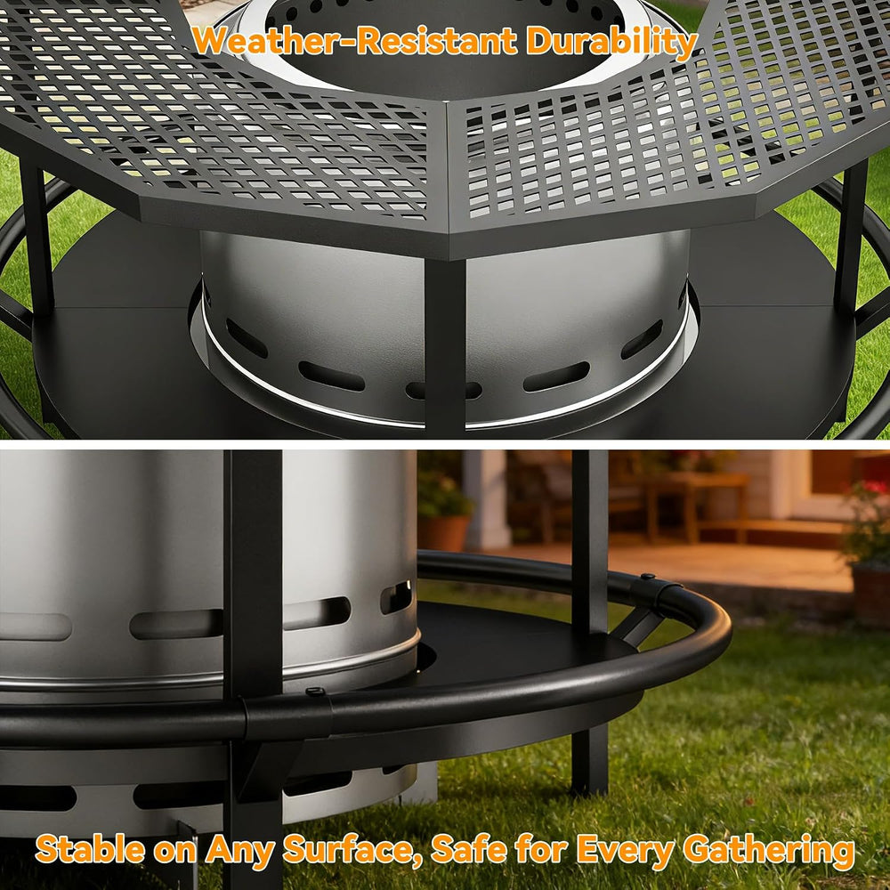 Fire Pit Surround Table for Solo Stove Bonfire & Ranger