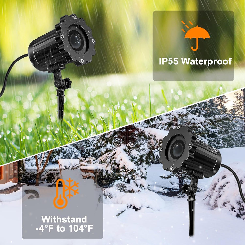 Halloween Projector Lights Outdoor,3D Dynamic Ghost Decorations Light,2026 Up...