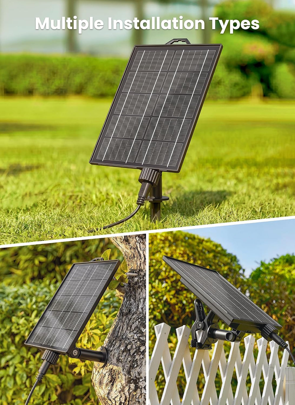 Brightown 108FT 52LED Solar String Lights Outdoor with Remote & USB Port