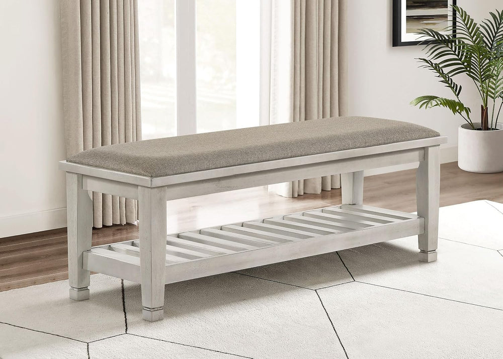 Coaster Home Furnishings - Franco - Upholstered Bench with Soft Seat Cushion,...