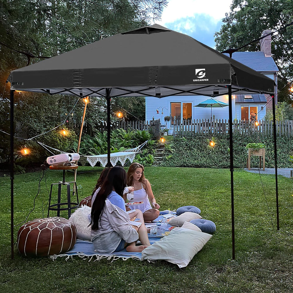 10x10 Pop Up Canopy Replacement Top Cover with Air Vent(Frame NOT INCUDE)