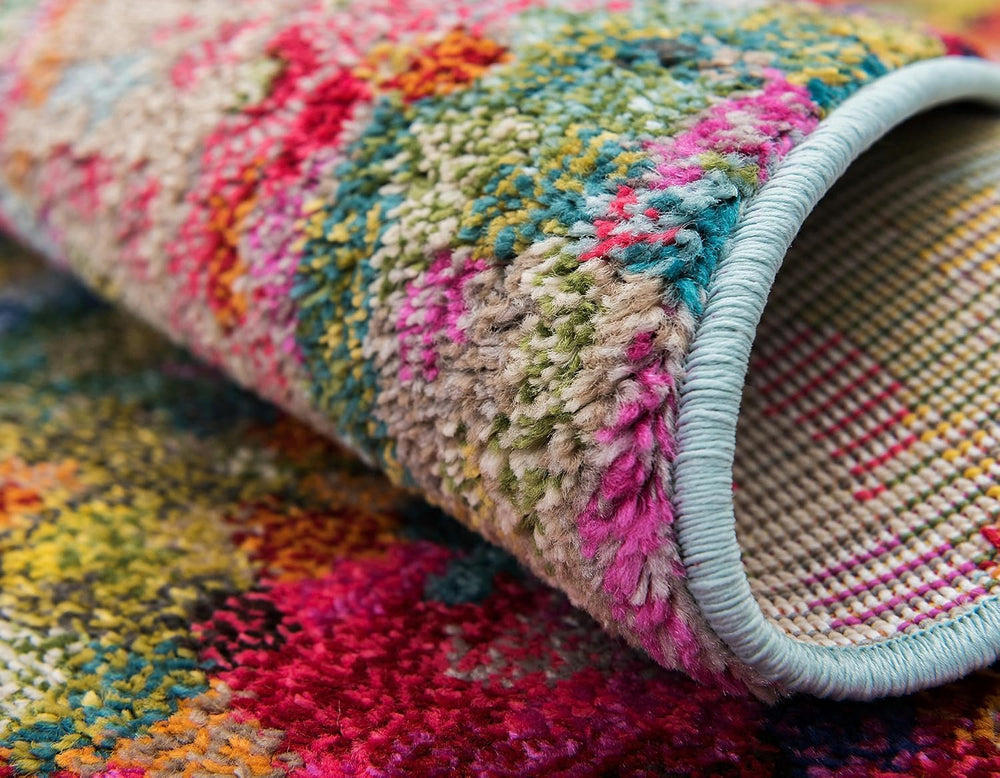 Unique Loom Chromatic Collection Area Rug - Champagne (8' x 10' Recta...