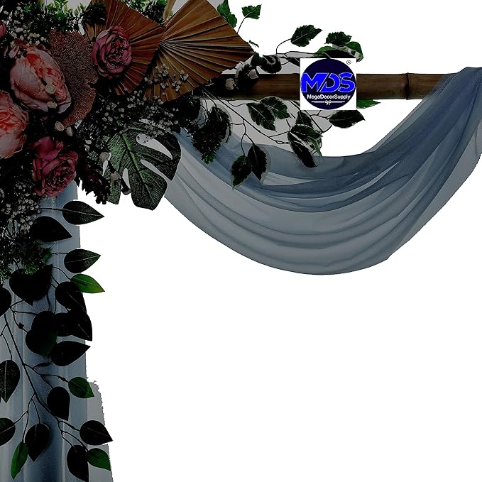 MDS Halloween Chiffon Draping Fabric - 1 Panel, 30" Wide x 40ft Long - S...