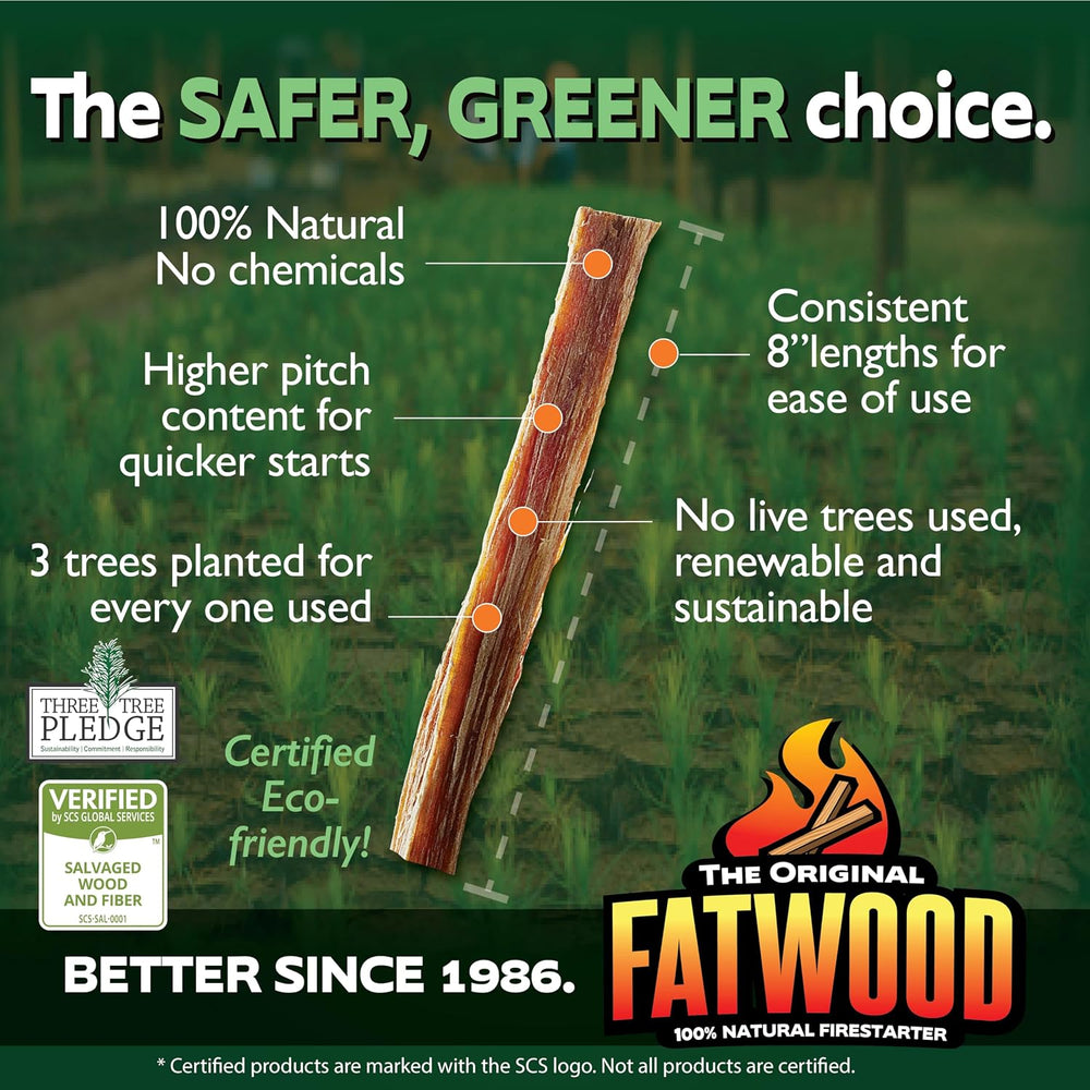 Better Wood Products 13 Lb Fatwood Firestarter Crate, Grand Canyon