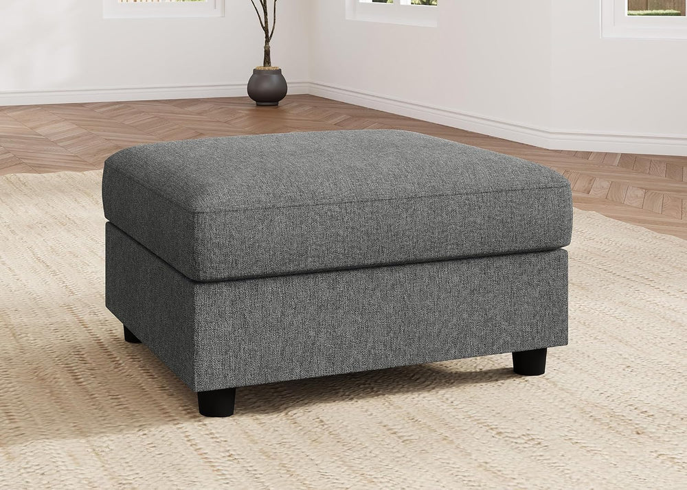 HONBAY Modern Ottoman Coffee Table Foot Stool with Storage for Living Room, L...