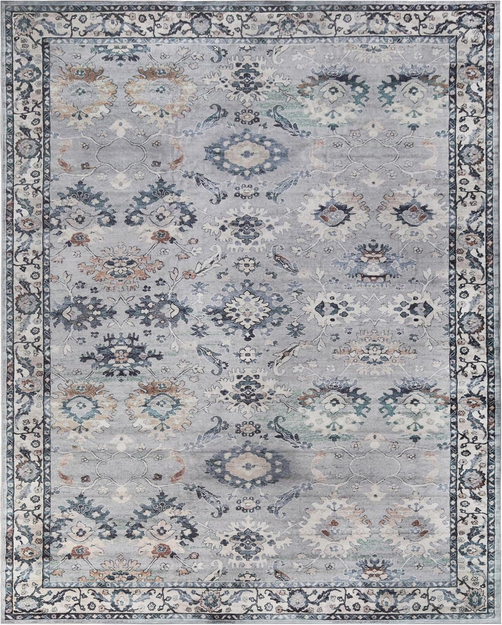 SUPERIOR Washable Indoor Large Area Rug, Nylon, Foldable, Modern Home Decor, ...