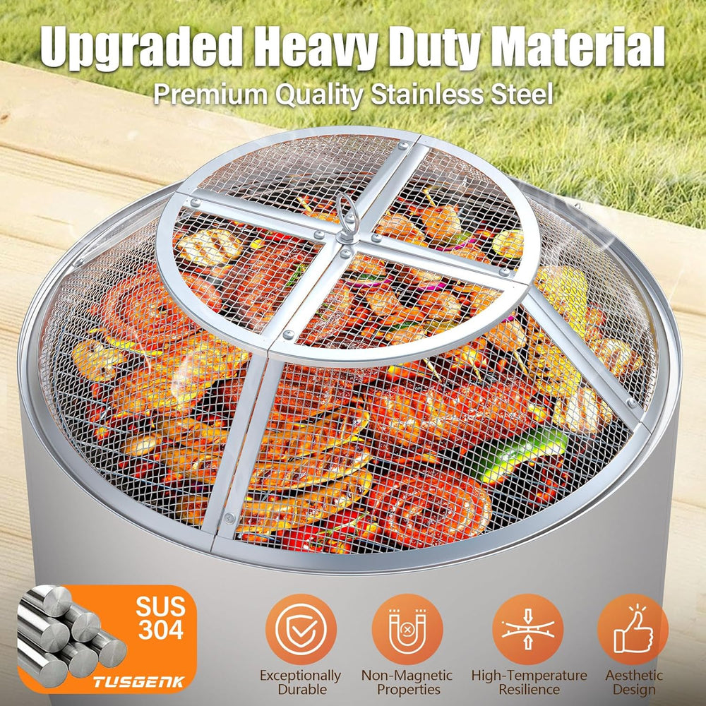 Fire Pit Spark Screen for Solo Stove Range, 15 Inch